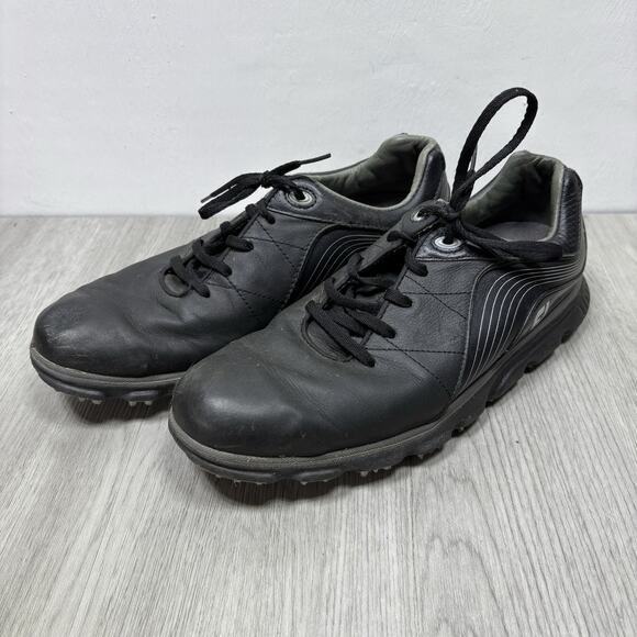 FootJoy Men's Pro SL Golf Shoes Spikeless Black 53273 Size 8.5 M Used - Picture 1 of 11